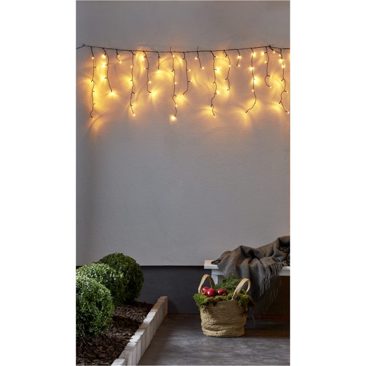 Istappsslynge Golden Warm White Sort Star Trading – billede 5
