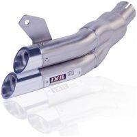 IXIL Dual Hyperlow L2X Silencer Stainless Steel / Aluminium polished - Honda CB600F-S