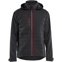 JACKA 47432513 SVART/RÖD XS