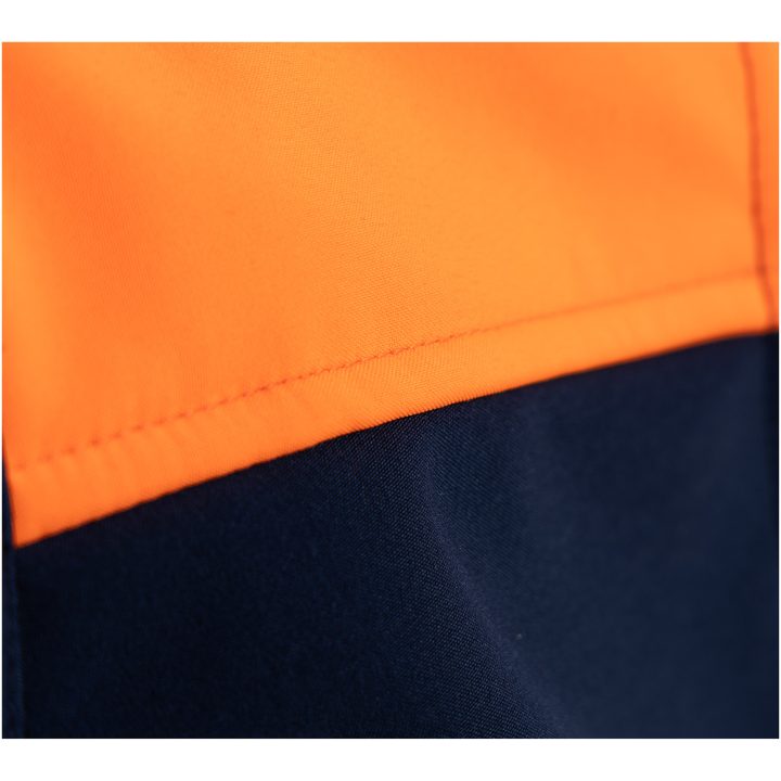 Jacka Dam Padded Softshell Marinblå/neonorange Printer PRIME XS – billede 5