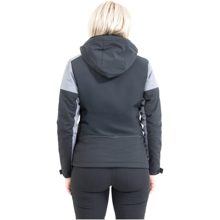 Jacka Dam Padded Softshell Svart/antracit Printer PRIME 3XL – billede 3