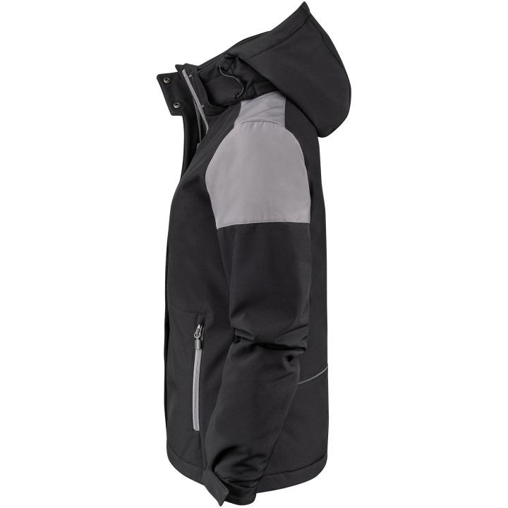 Jacka Dam Padded Softshell Svart/antracit Printer PRIME 3XL – billede 6