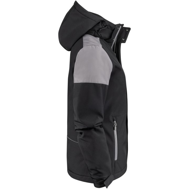 Jacka Dam Padded Softshell Svart/antracit Printer PRIME 3XL – billede 8