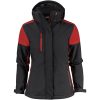 Jacka Dam Padded Softshell Svart/röd Printer PRIME 3XL – miniature 1