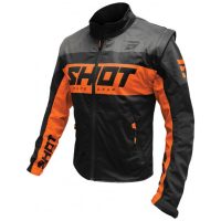 Jacka Softshell Lite 3.0 Svart/Orange, XS Shot