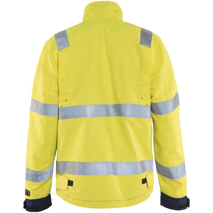 Jakke 40871514 Hivisgul / Marine BLÅKLÄDER JAKKE 40871514 GUL/MARINE XS – billede 2