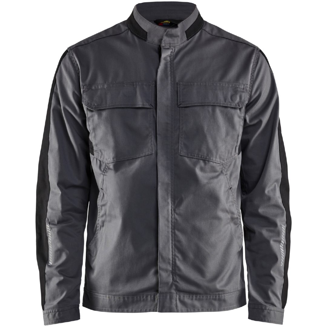Jakke 44441832 Grå / Sort BLÅKLÄDER JAKKE 44441832 GRÅ/SORT XS