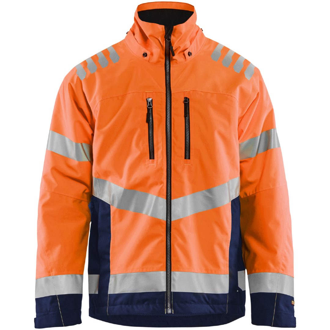 Jakke 47801977 Hivisorange / Marine BLÅKLÄDER JAKKE 47801977 ORANGE/MAR XS