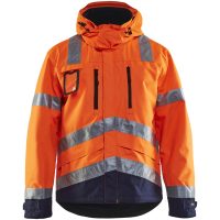 Jakke 48371977 Hivisorange / Marine BLÅKLÄDER