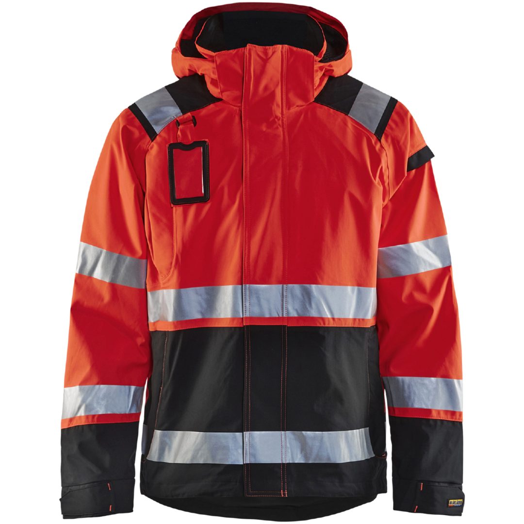 Jakke 49871987 Hivisrød / Sort BLÅKLÄDER JAKKE 49871987 RØD/SORT XS