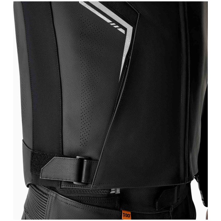 Jakke D3O Læder Sort/Hvid RST XS – billede 6