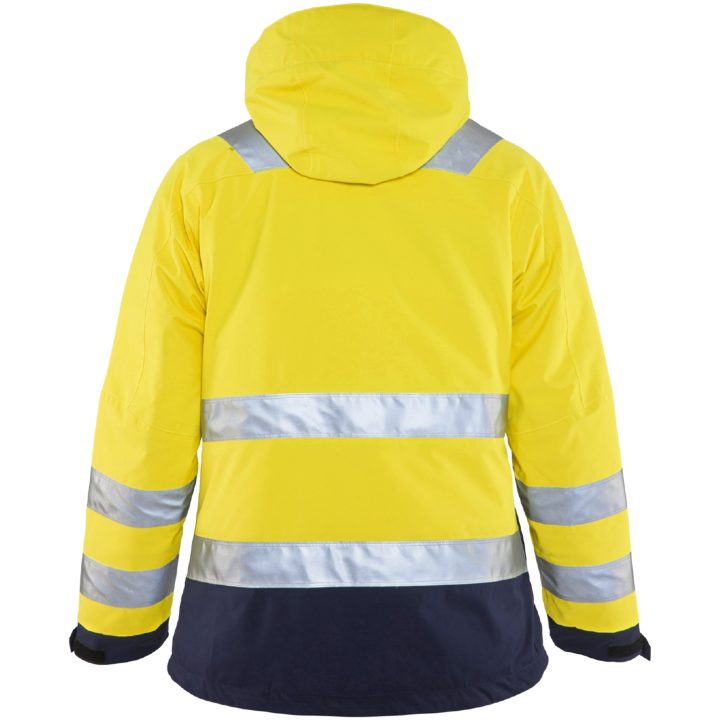 Jakke Dame 48721987 Hivisgul / Marine BLÅKLÄDER JAKKE 48721987 GUL/MARINE XS – billede 2