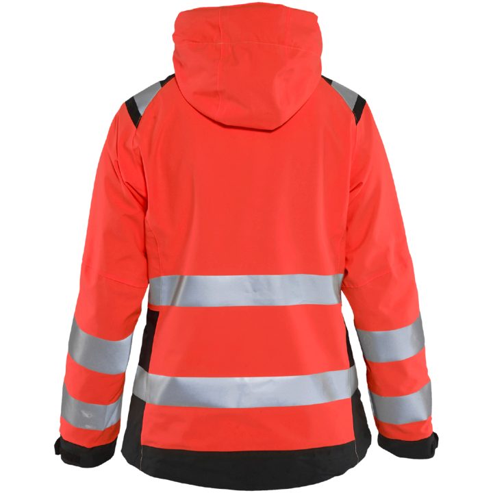Jakke Dame 49041987 Hivisrød / Sort BLÅKLÄDER JAKKE 49041987 RØD/SORT XS – billede 2