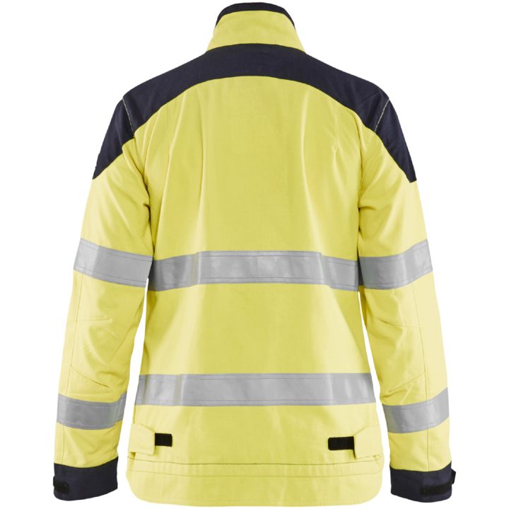 Jakke dame 49691512 Hivisgul / Marine BLÅKLÄDER JAKKE 49691512 GUL/MARINE XS – billede 2