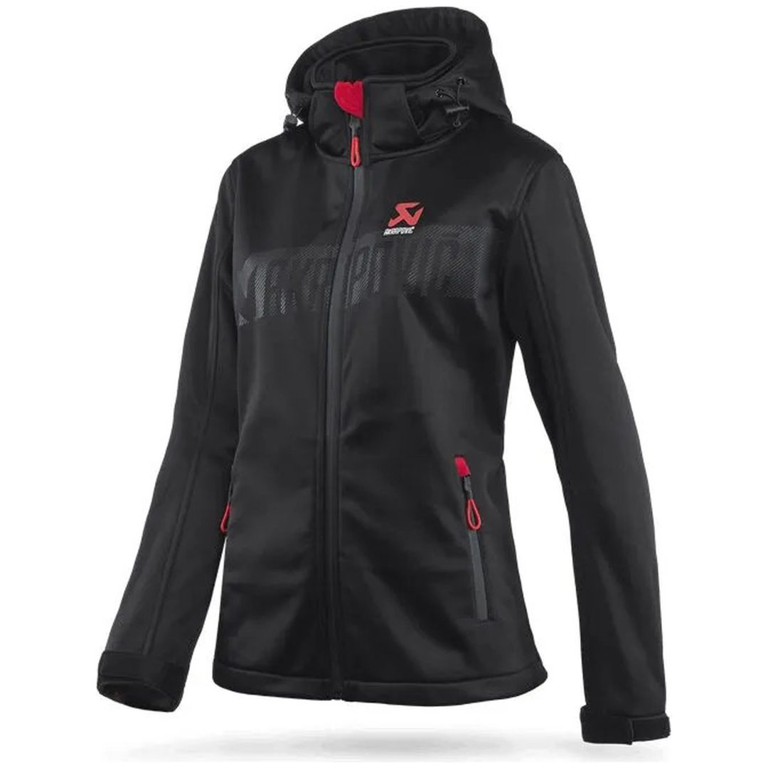 Jakke Dame Corpo Sort/Rød AKRAPOVIC Small