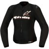 Jakke Dame Tekstil Stella SMX Air Sort/Fluorescerende Rød ALPINESTARS XS – miniature 1