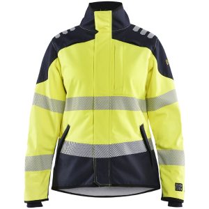 Jakke Hivisgul/marine 44481560 Blåkläder
