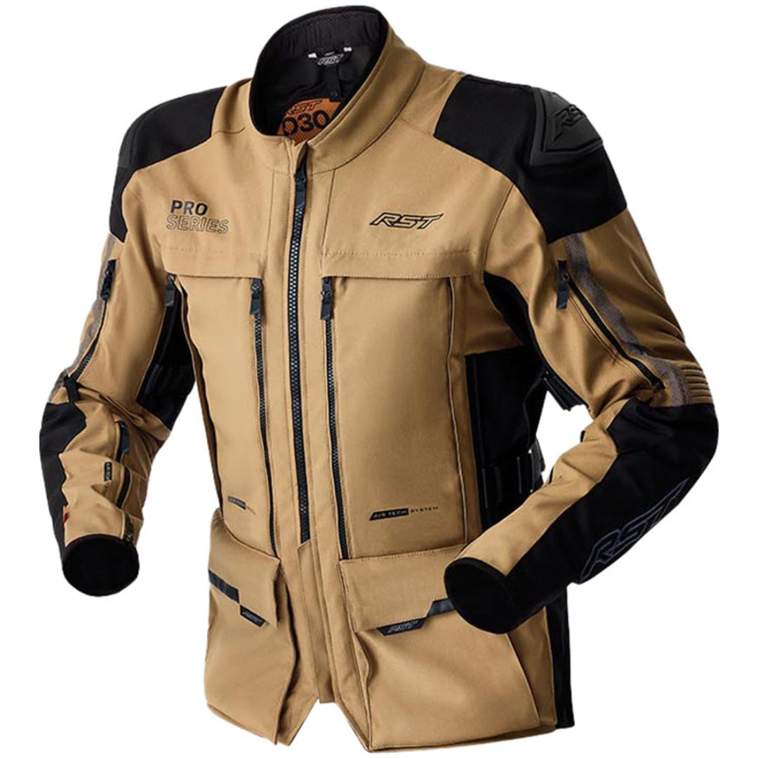 Jakke Pro Series Adventure D3O Tekstil Sand/Sort RST 50
