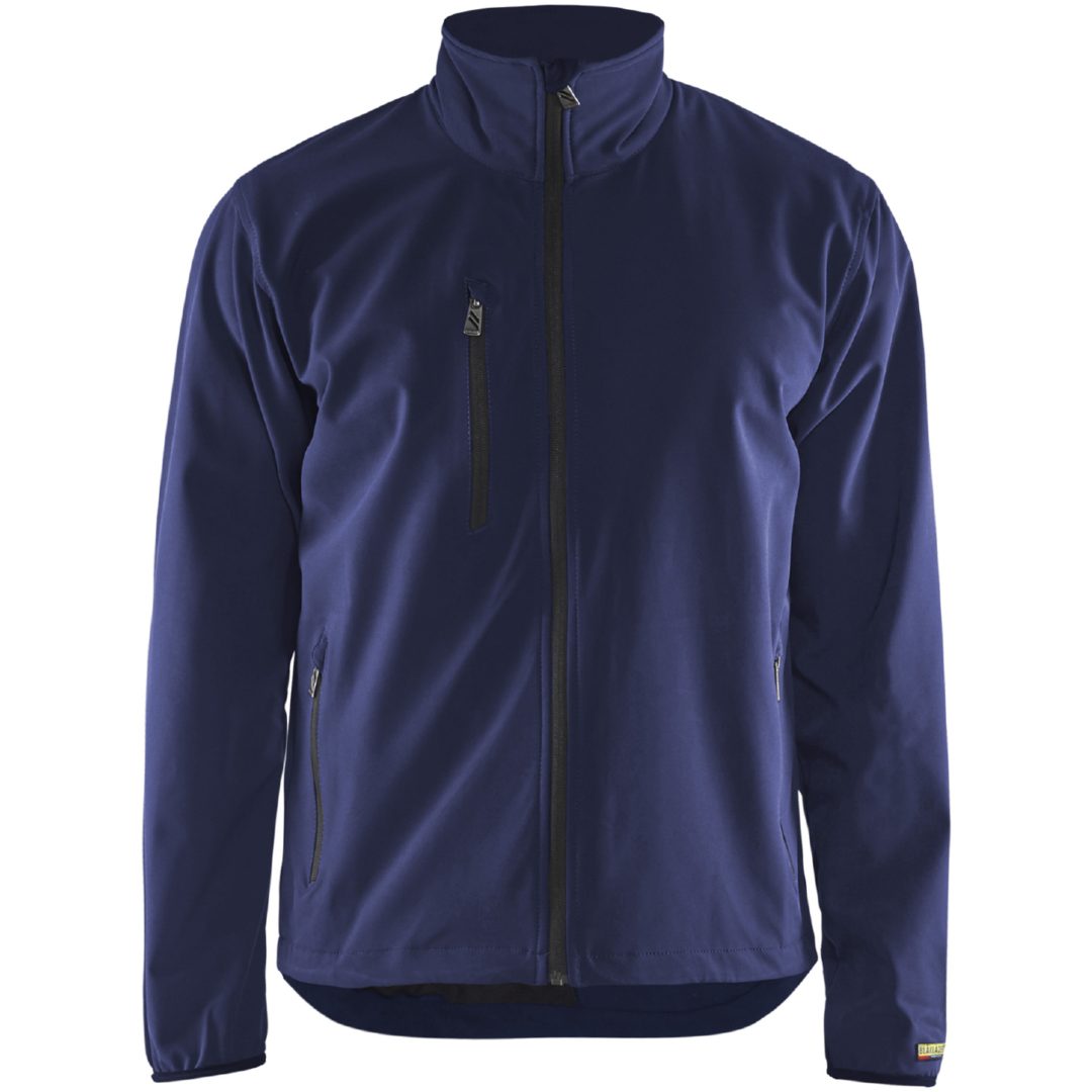 Jakke softshell 49522518 Marine / Sort BLÅKLÄDER JAKKE 49522518 MARINE/SORT XS