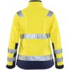 Jakke Softshell Dame 49022517 Hivisgul / Marine BLÅKLÄDER JAKKE 49022517 GUL/MARINE XS – miniature 2