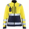 Jakke Softshell Dame 49022517 Hivisgul / Marine BLÅKLÄDER JAKKE 49022517 GUL/MARINE XS – miniature 1