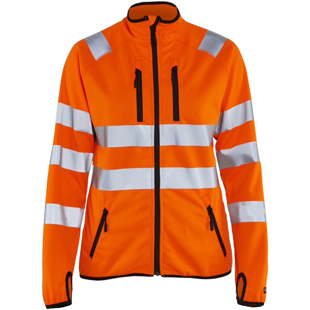 Jakke Softshell Dame 49262512 Hivisorange BLÅKLÄDER JAKKE 49262512 ORANGE XS