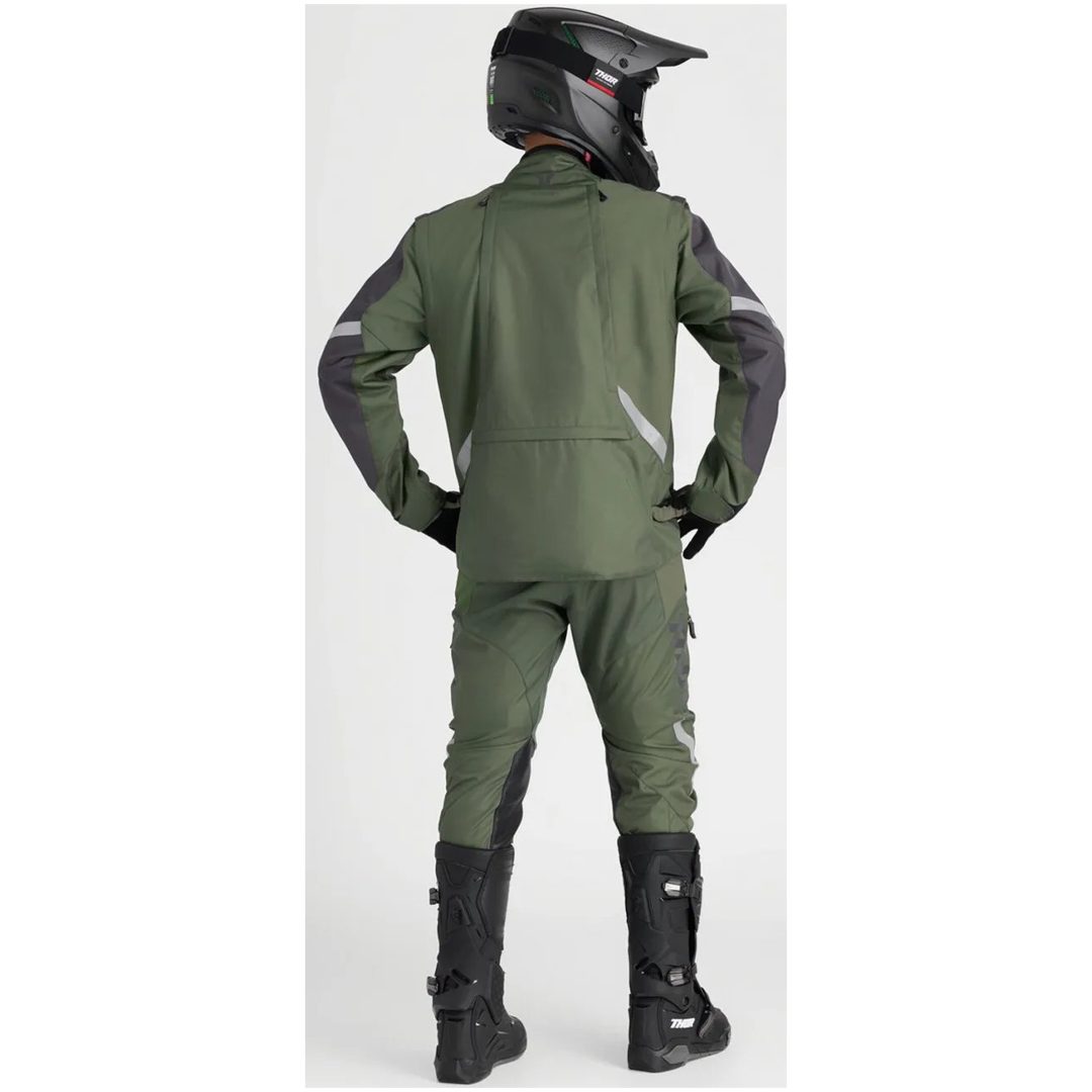 Jakke Terrain Army Grøn Tekstil THOR Small – billede 5