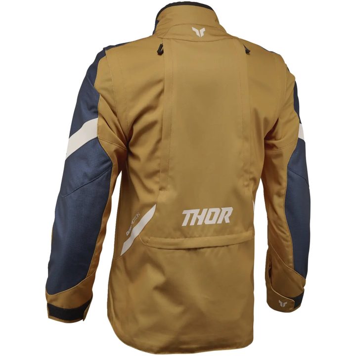 Jakke Terrain Dame Tekstil Midnatsblå Brun THOR XL – billede 4