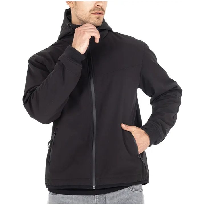 Jakke V3 Softshell Rip Stop Sort JOHN DOE Medium – billede 8