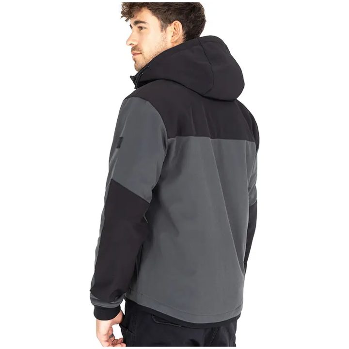 Jakke V3 Softshell Rip Stop Tekstil Grå JOHN DOE Small – billede 6
