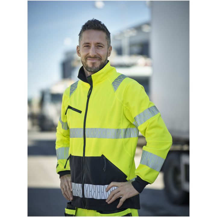 Jakke Windblocker Varsel 1190 Advanced Orange/Sort Jobman XXXL – billede 6