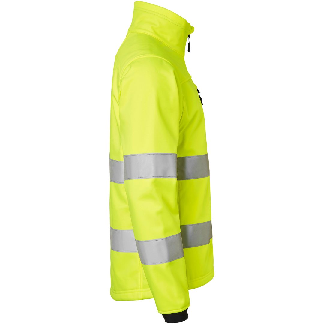 Jakker 7621 Softshell Hi-Vis Polyester Hi-Vis Gul Top Swede Small – billede 2