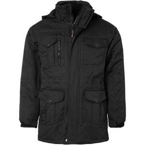 Jakker Parka Polyamid Sort Top Swede