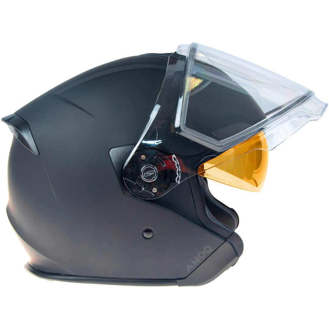 Jet hjelm Cluster Blackout AMOQ XL – billede 2