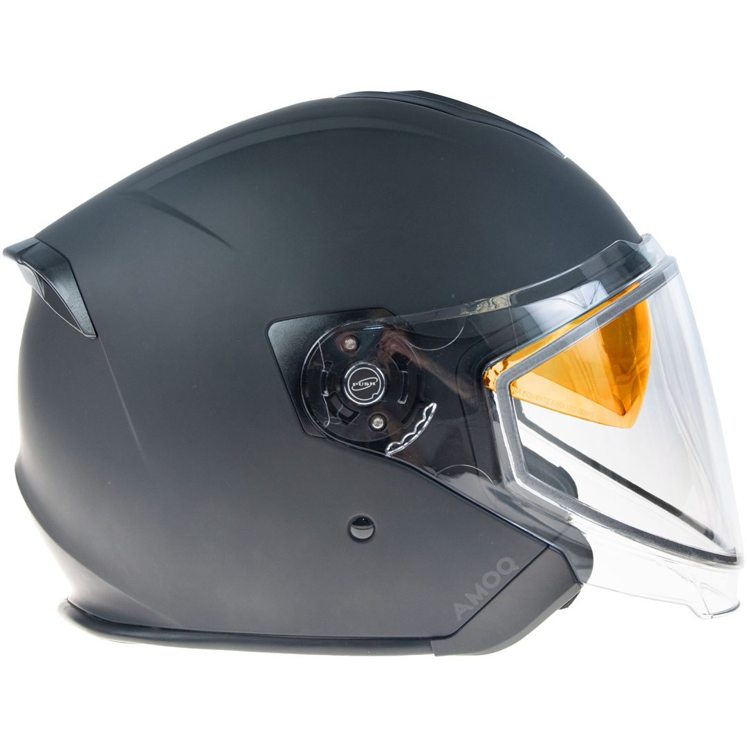 Jet hjelm Cluster Blackout AMOQ XL