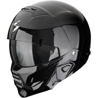Jet hjelm EXO-COMBAT II Sort Scorpion