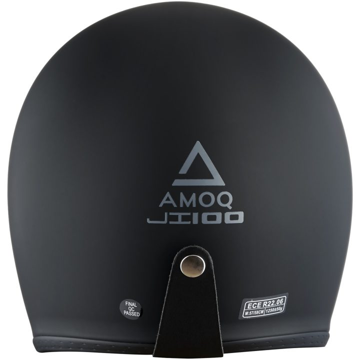 Jet Hjelm JI100 Sort Mat AMOQ XS – billede 3