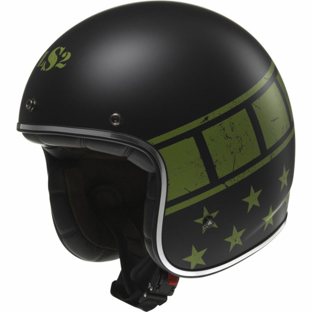 Jet MC-Hjelm OF583 BOBBER KURT Matsort LS2 Medium