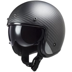Jet MC-hjelm Of601 Bob Ii Carbon Sort LS2