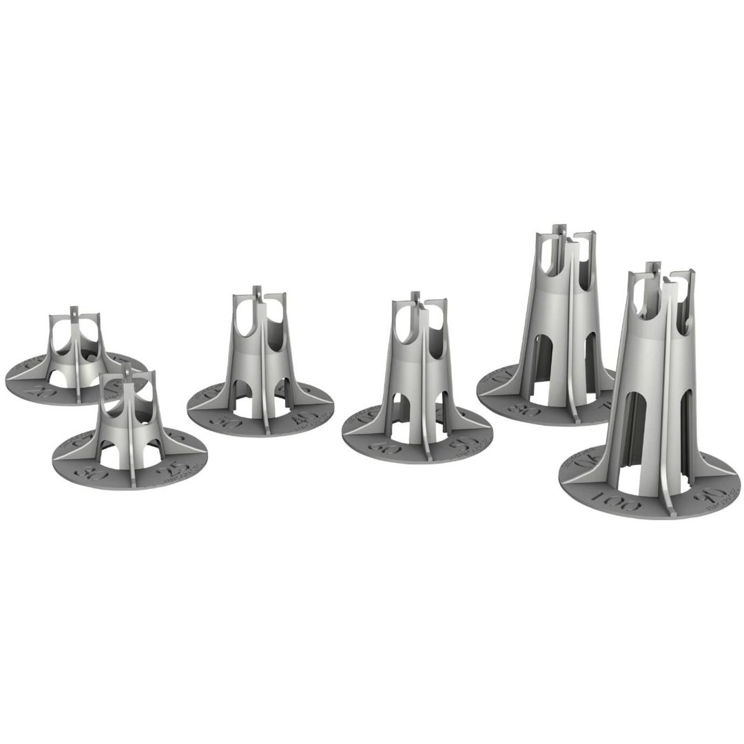 Jordafstandsstykke Grund EUROSPAC MARKAFSTAND GRUND 15MM-20MM – billede 2