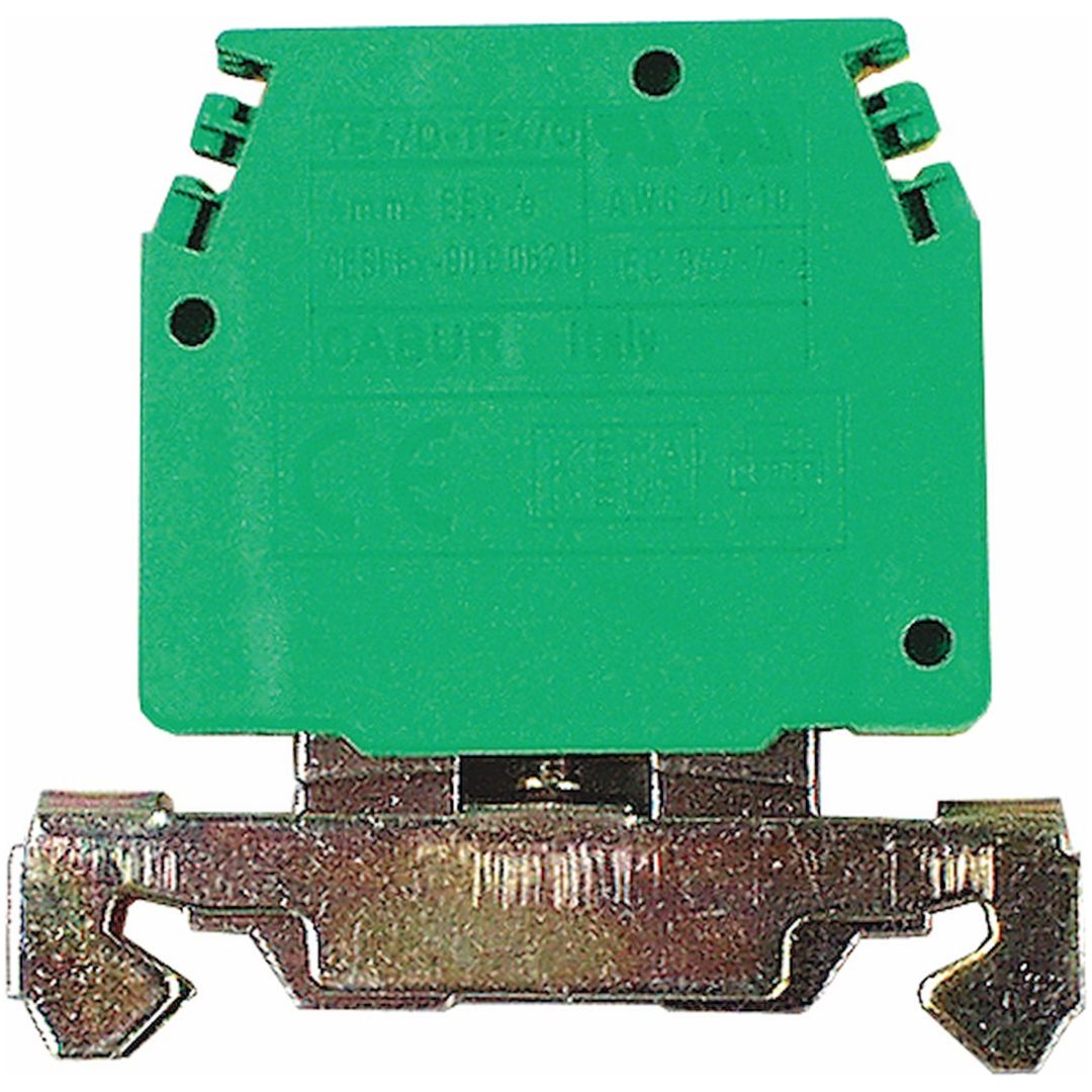 Jordklemme, (gul/grøn), 10,0 mm² MALMBERGS