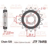 JT SPROCKETS Steel Noise Free Front Sprocket - 520
