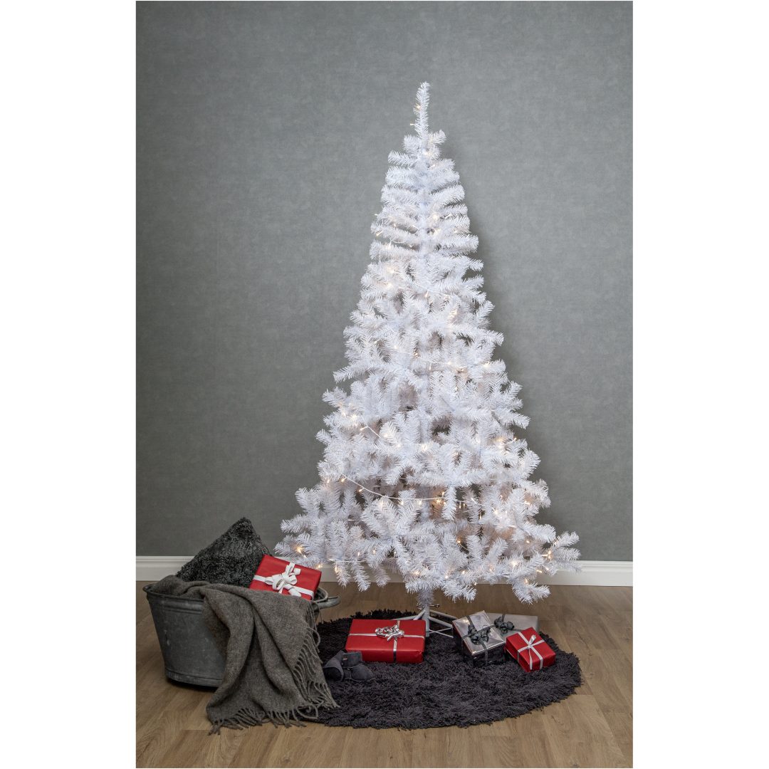 Juletræ med LED Alvik Hvid Star Trading 210 cm – billede 6