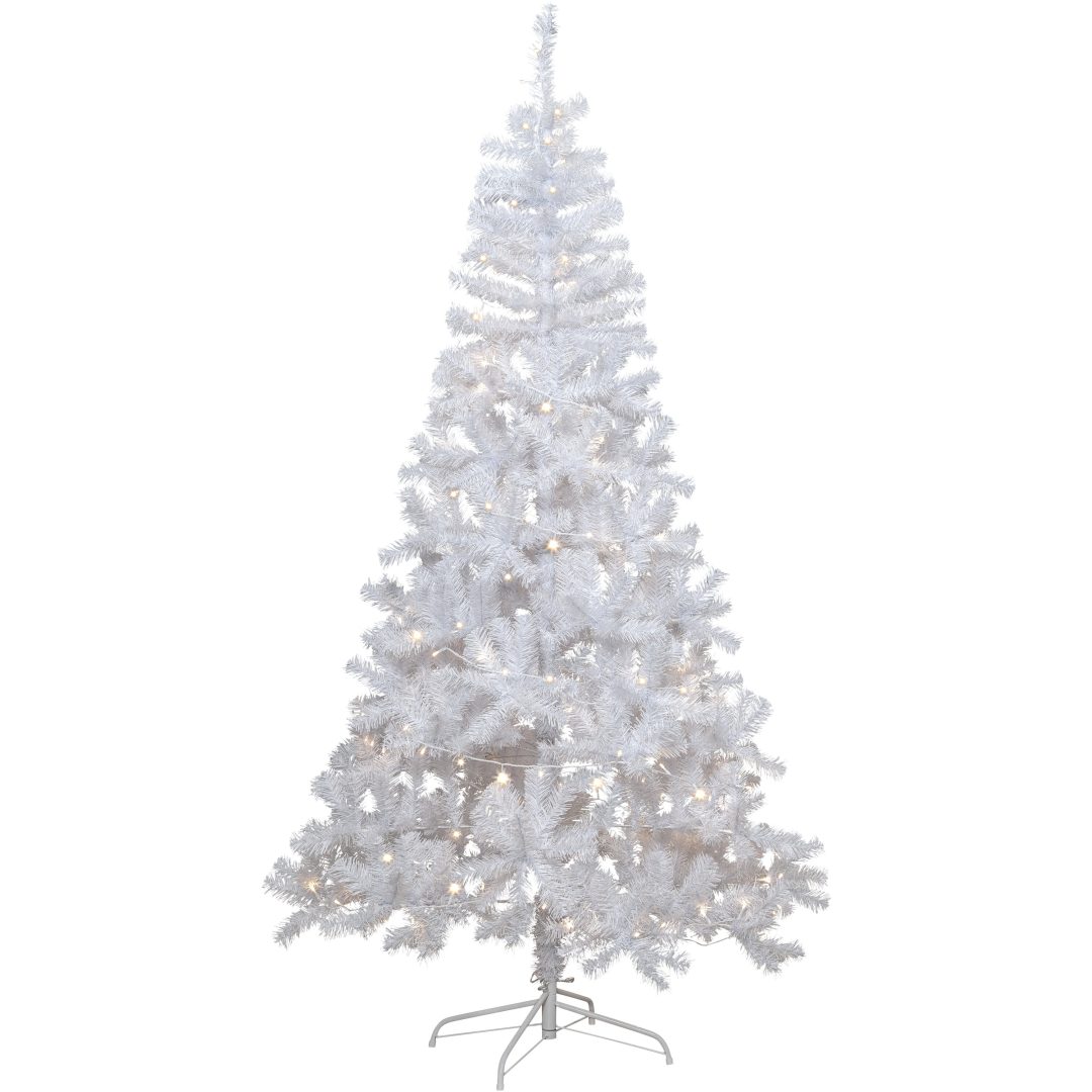 Juletræ med LED Alvik Hvid Star Trading 210 cm – billede 9