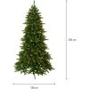 Juletræ med LED Minnesota Grøn Star Trading 210 cm – miniature 2