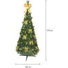 Juletræ med LED Pop-up-tree Grøn Star Trading 185 cm / Gul – miniature 4