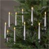 Juletræsbelysning Flamme Hvid Star Trading – miniature 8