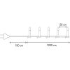 Julgransbelysning Jenny Vit Star Trading 12 m / IP20 / Klar – miniature 4