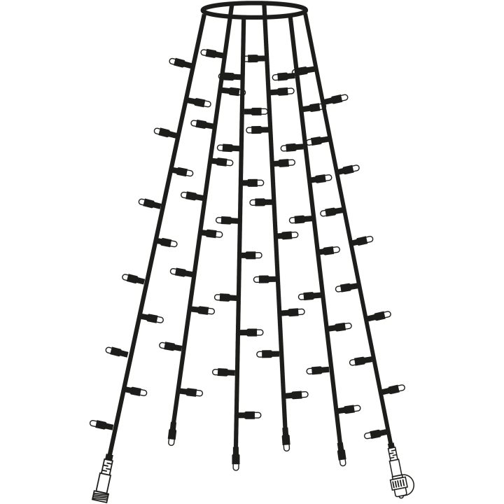 Julgransslinga System 24 Varmvit Star Trading – billede 6