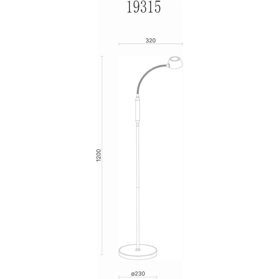 Juno ANETA HOME Sokkel LED Hvid /Krom – billede 2